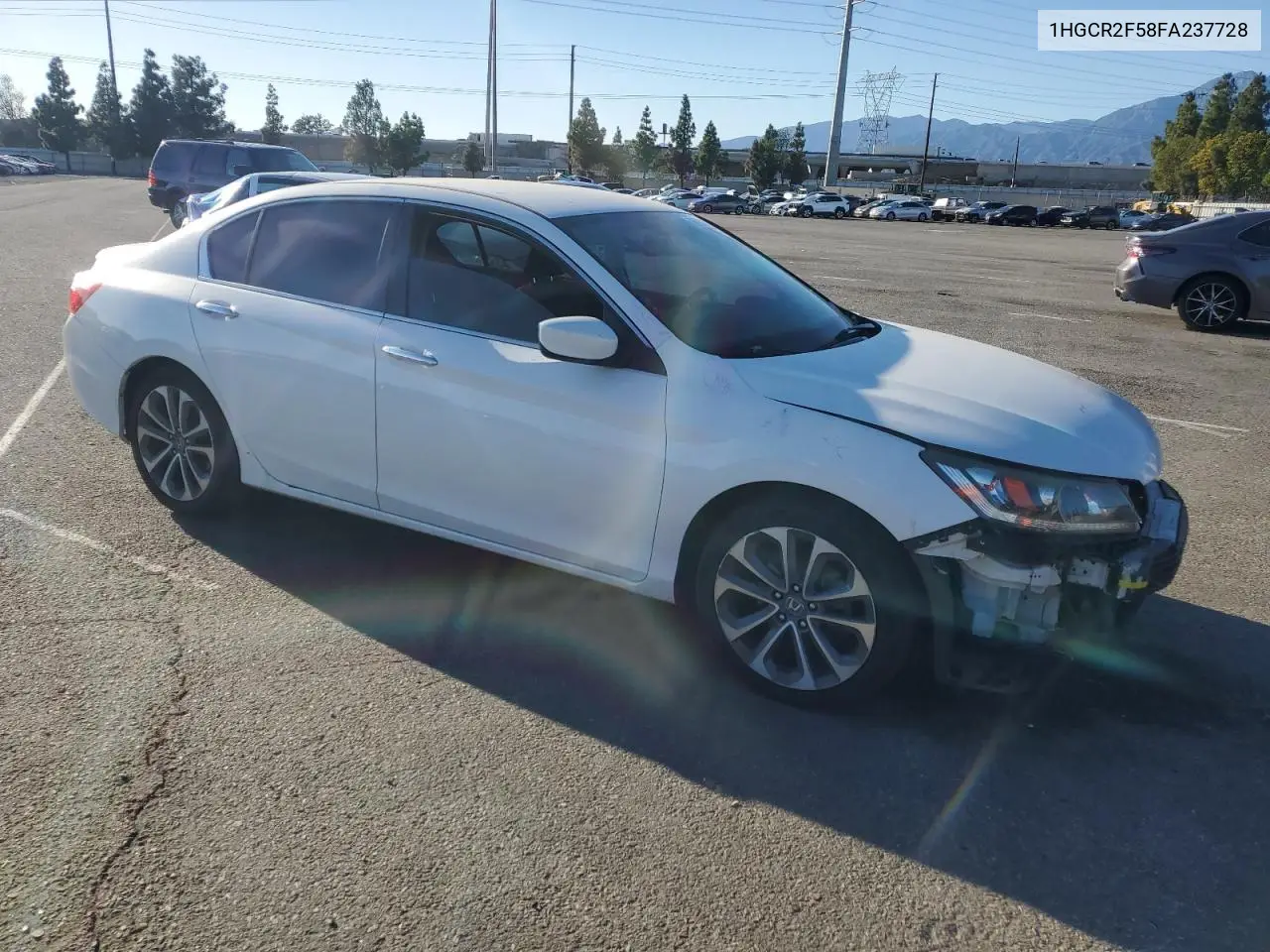 1HGCR2F58FA237728 2015 Honda Accord Sport