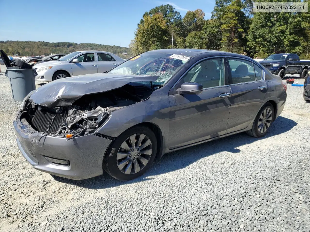 1HGCR2F74FA022171 2015 Honda Accord Ex
