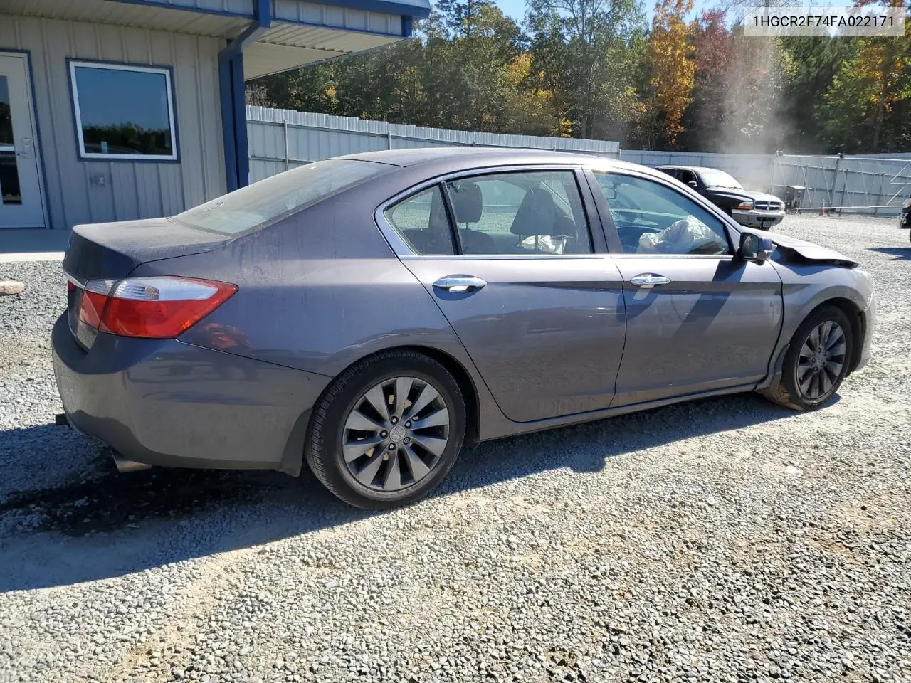 1HGCR2F74FA022171 2015 Honda Accord Ex