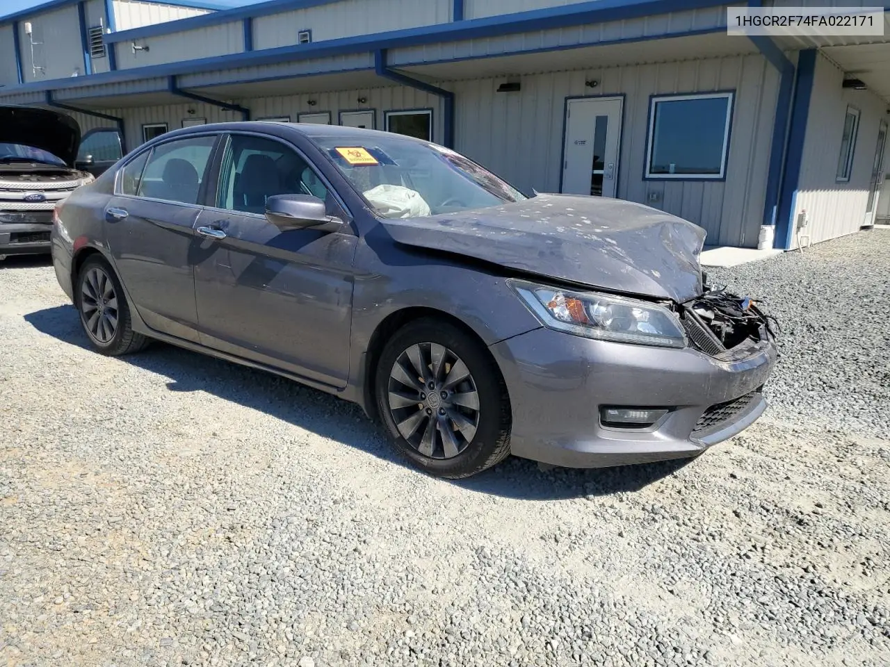 1HGCR2F74FA022171 2015 Honda Accord Ex