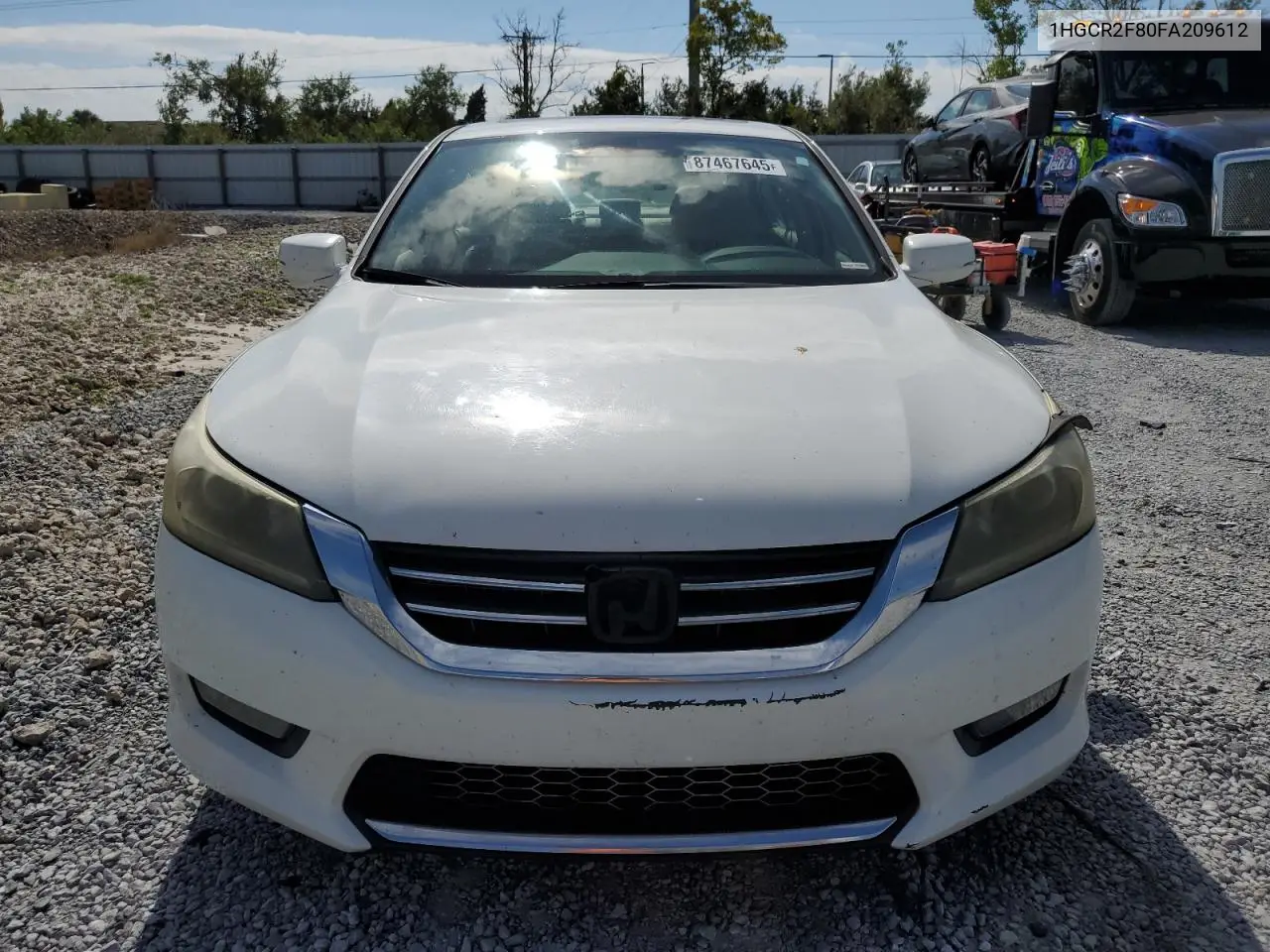 1HGCR2F80FA209612 2015 Honda Accord Exl
