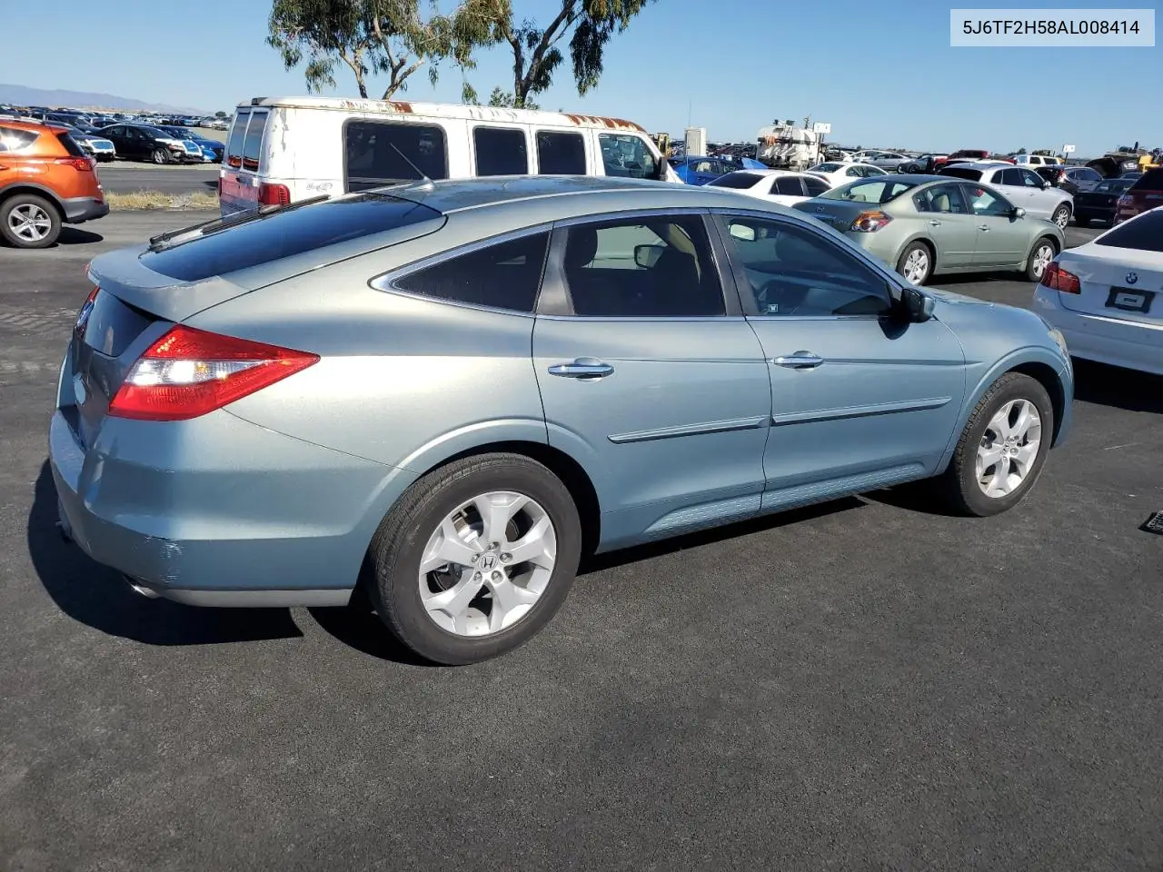 5J6TF2H58AL008414 2010 Honda Accord Crosstour Exl