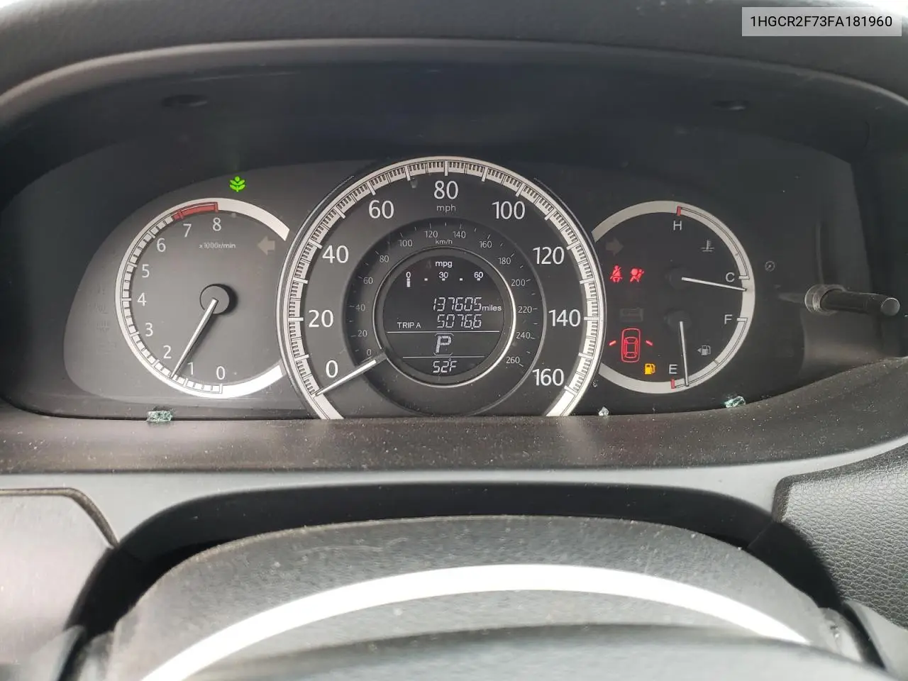 1HGCR2F73FA181960 2015 Honda Accord Ex