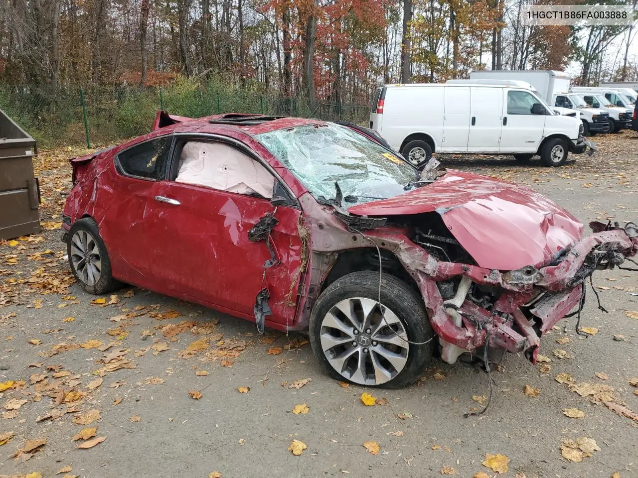 1HGCT1B86FA003888 2015 Honda Accord Exl