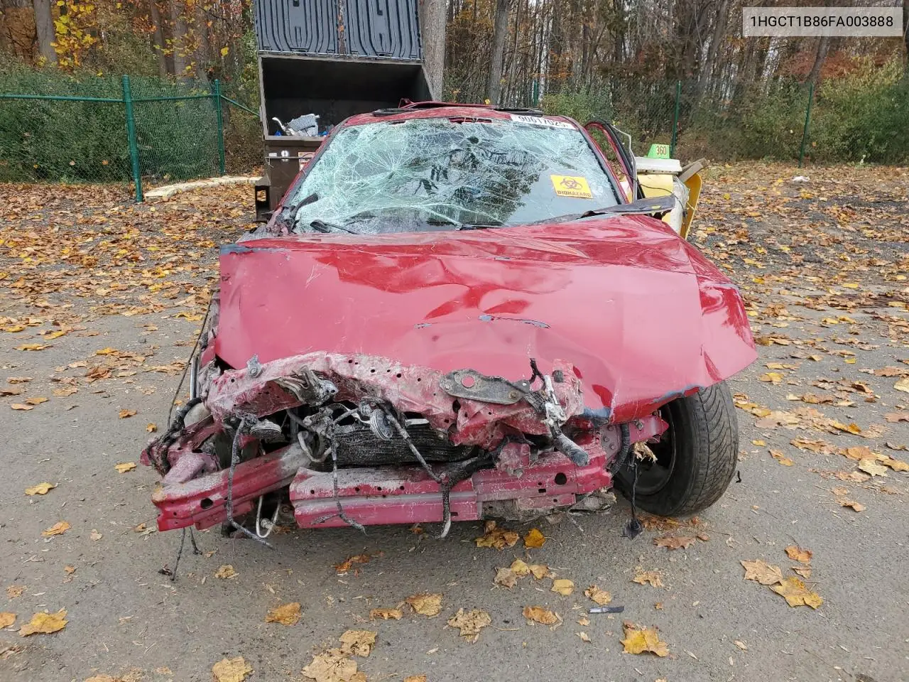 1HGCT1B86FA003888 2015 Honda Accord Exl