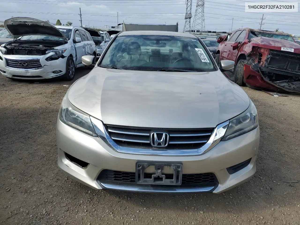 1HGCR2F32FA210281 2015 Honda Accord Lx