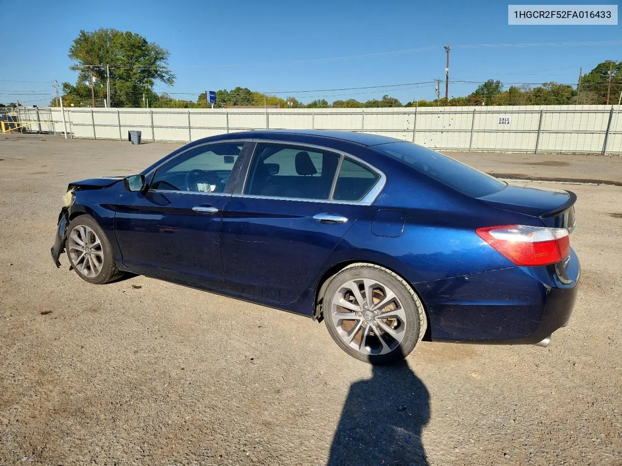 1HGCR2F52FA016433 2015 Honda Accord Sport