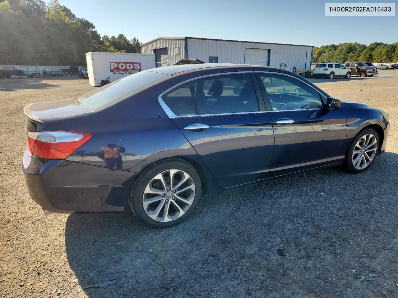 1HGCR2F52FA016433 2015 Honda Accord Sport