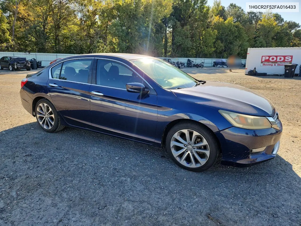 1HGCR2F52FA016433 2015 Honda Accord Sport
