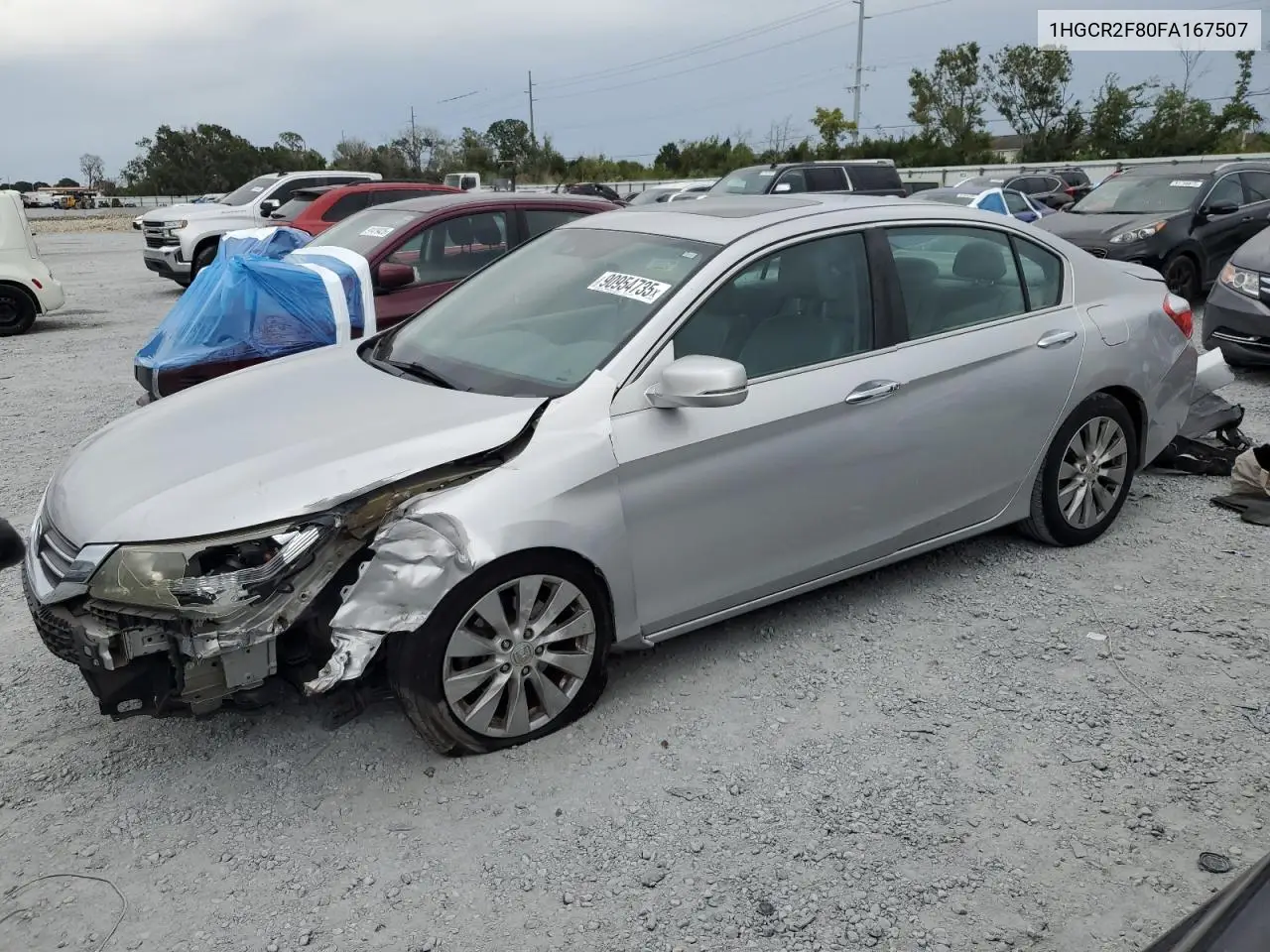 1HGCR2F80FA167507 2015 Honda Accord Exl