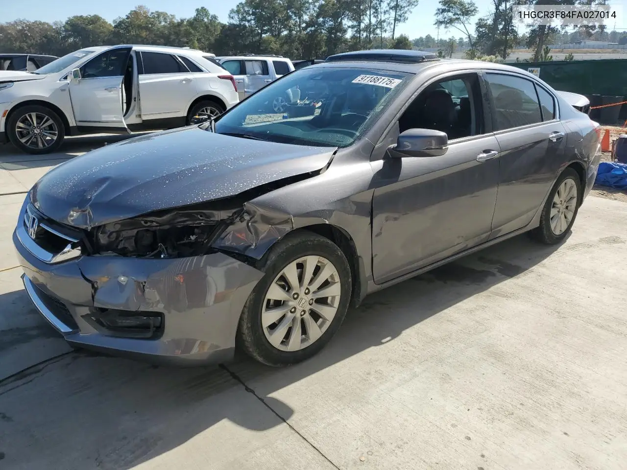 1HGCR3F84FA027014 2015 Honda Accord Exl