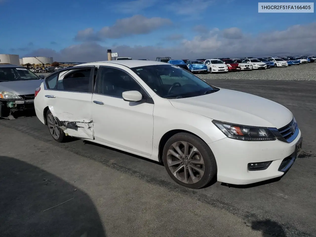1HGCR2F51FA166405 2015 Honda Accord Sport