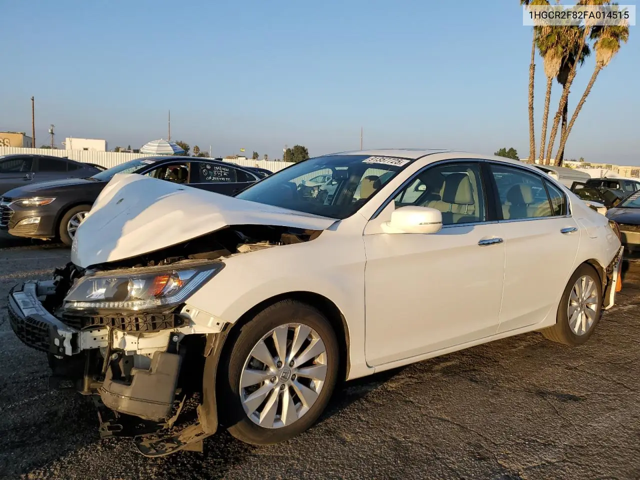 1HGCR2F82FA014515 2015 Honda Accord Exl