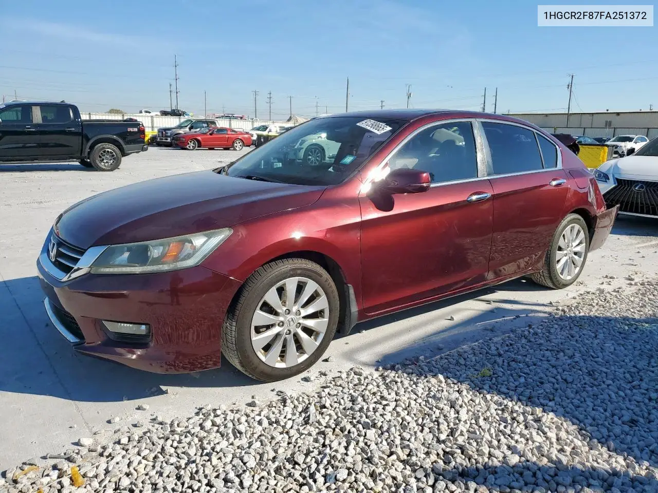 1HGCR2F87FA251372 2015 Honda Accord Exl