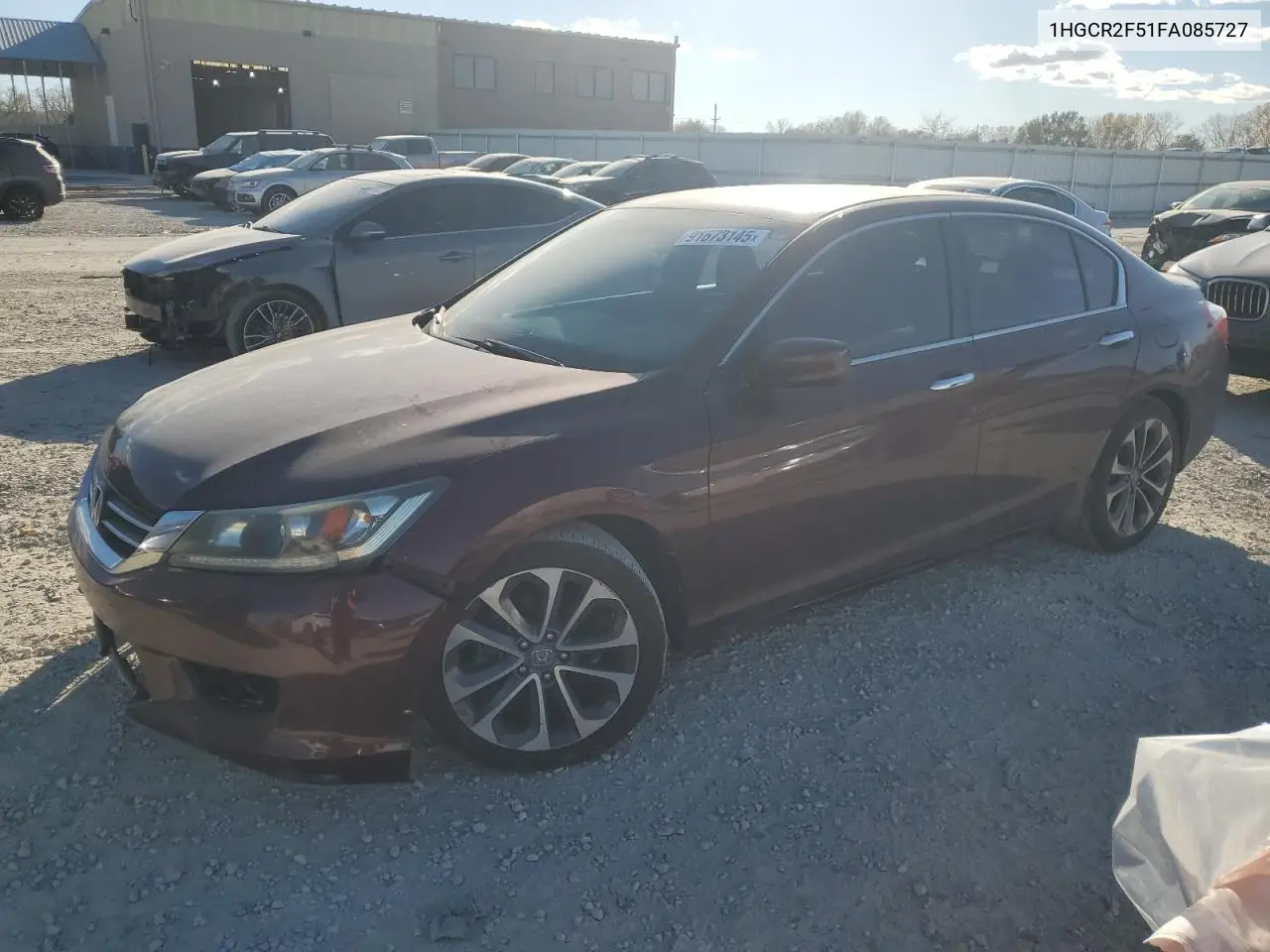 1HGCR2F51FA085727 2015 Honda Accord Sport