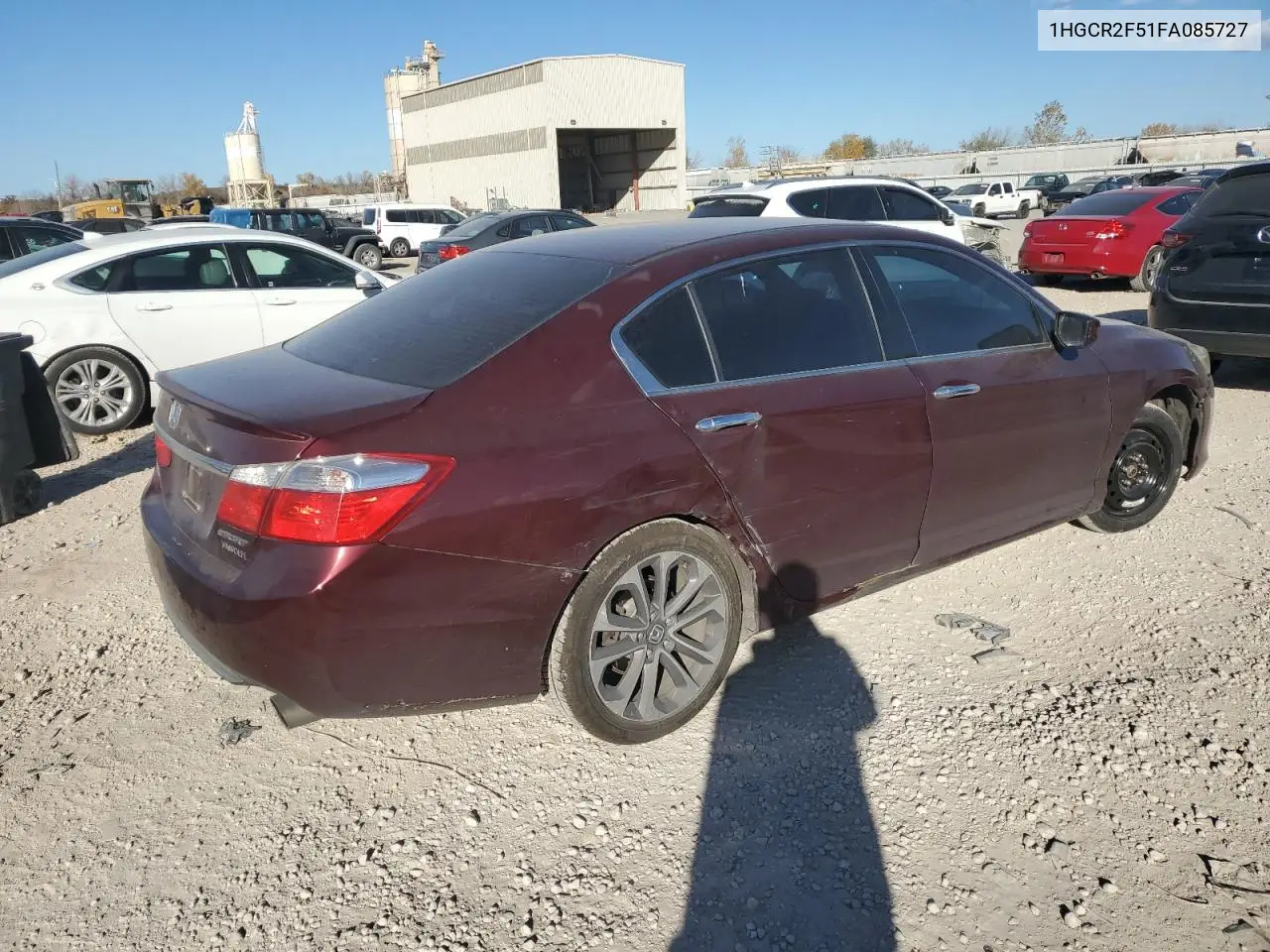 1HGCR2F51FA085727 2015 Honda Accord Sport