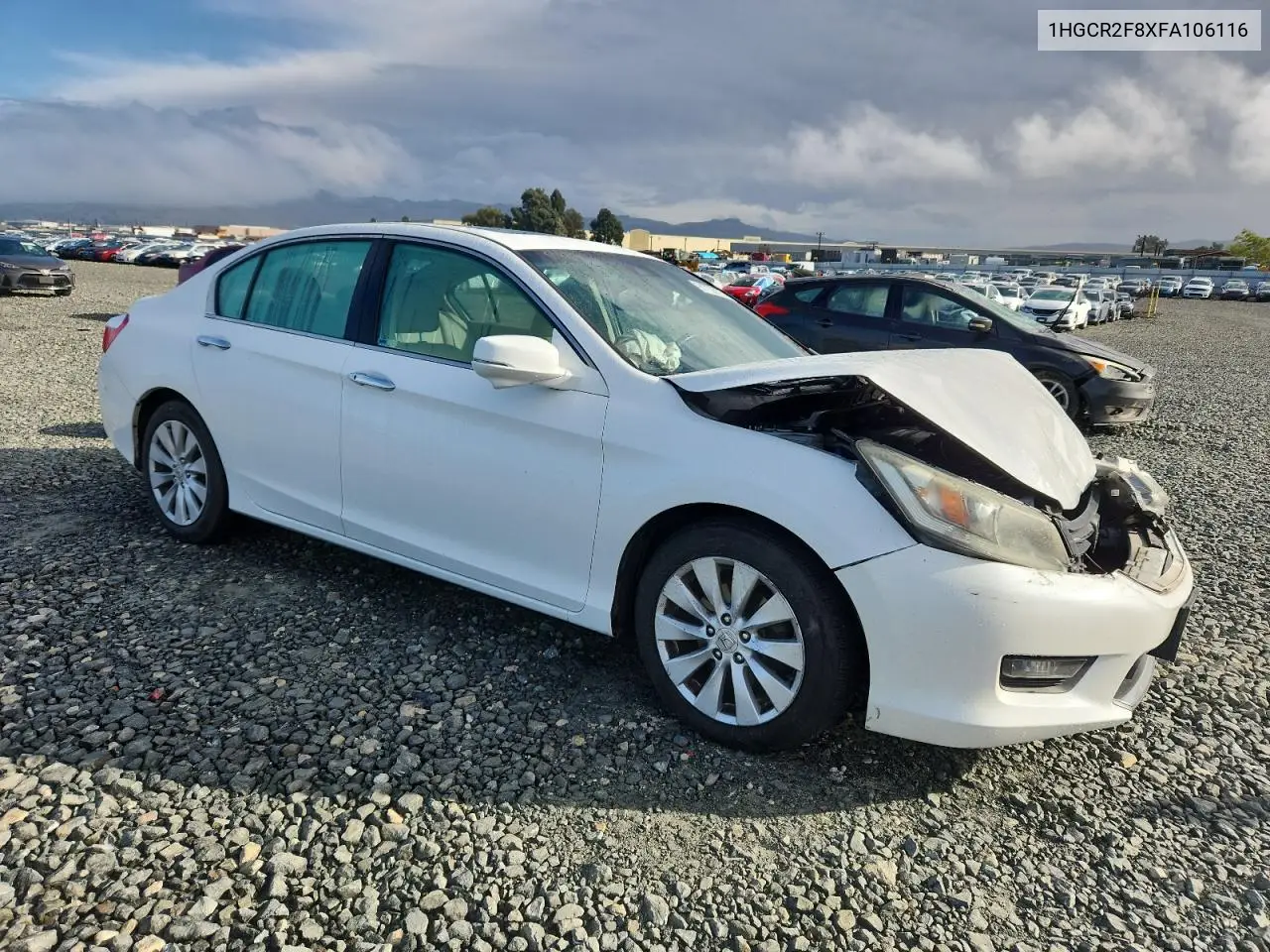1HGCR2F8XFA106116 2015 Honda Accord Exl