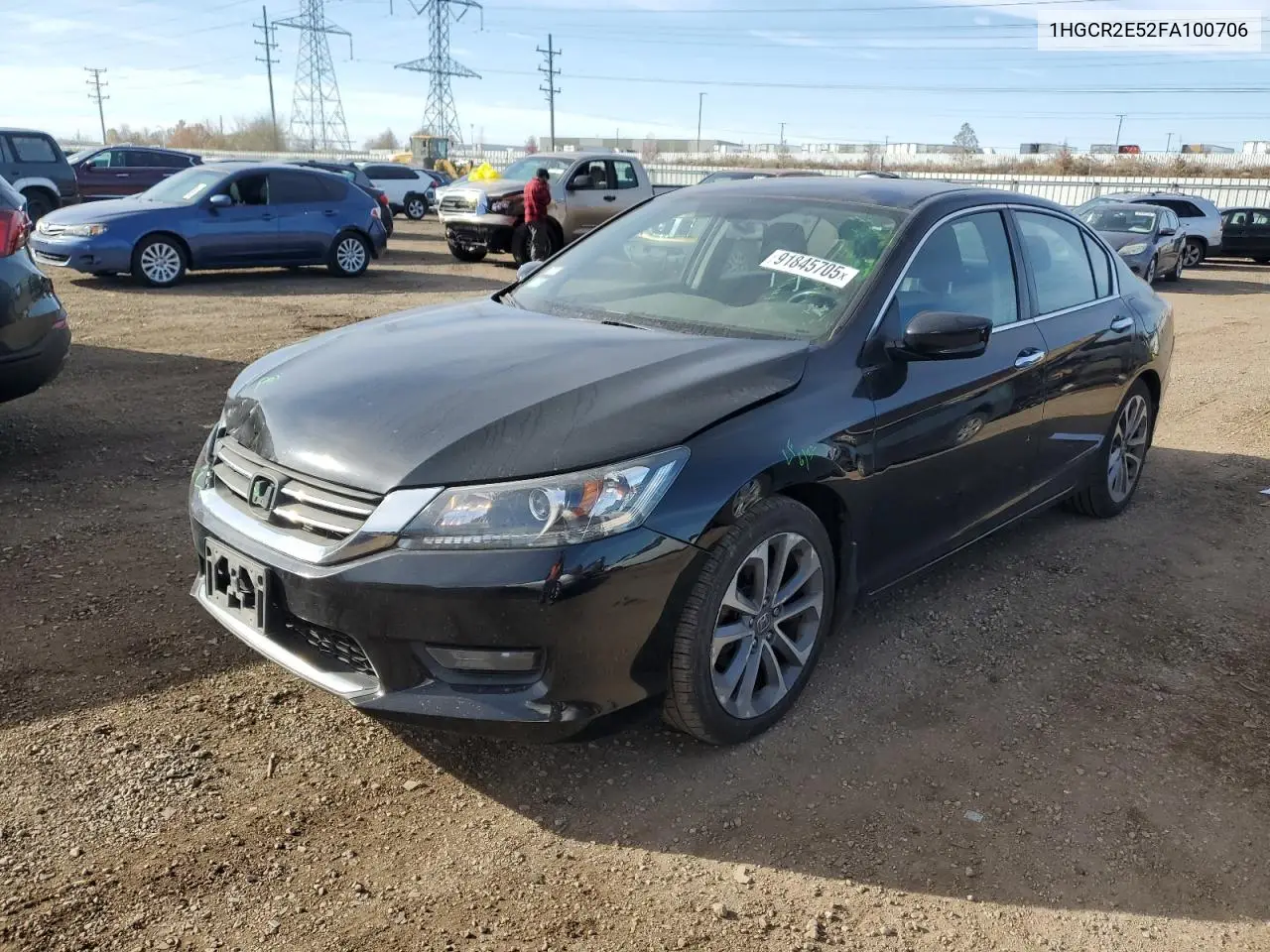 1HGCR2E52FA100706 2015 Honda Accord Sport