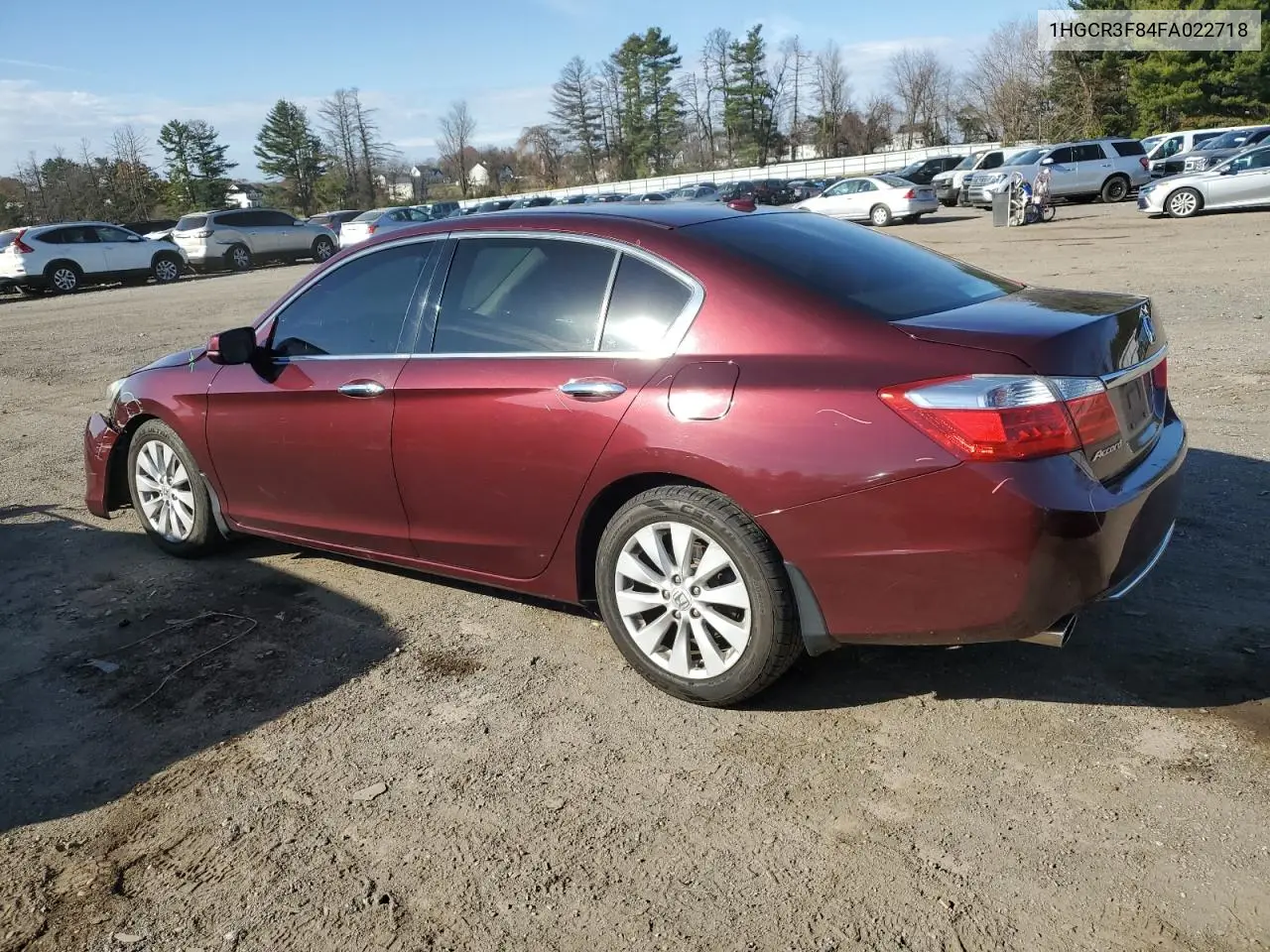 1HGCR3F84FA022718 2015 Honda Accord Exl
