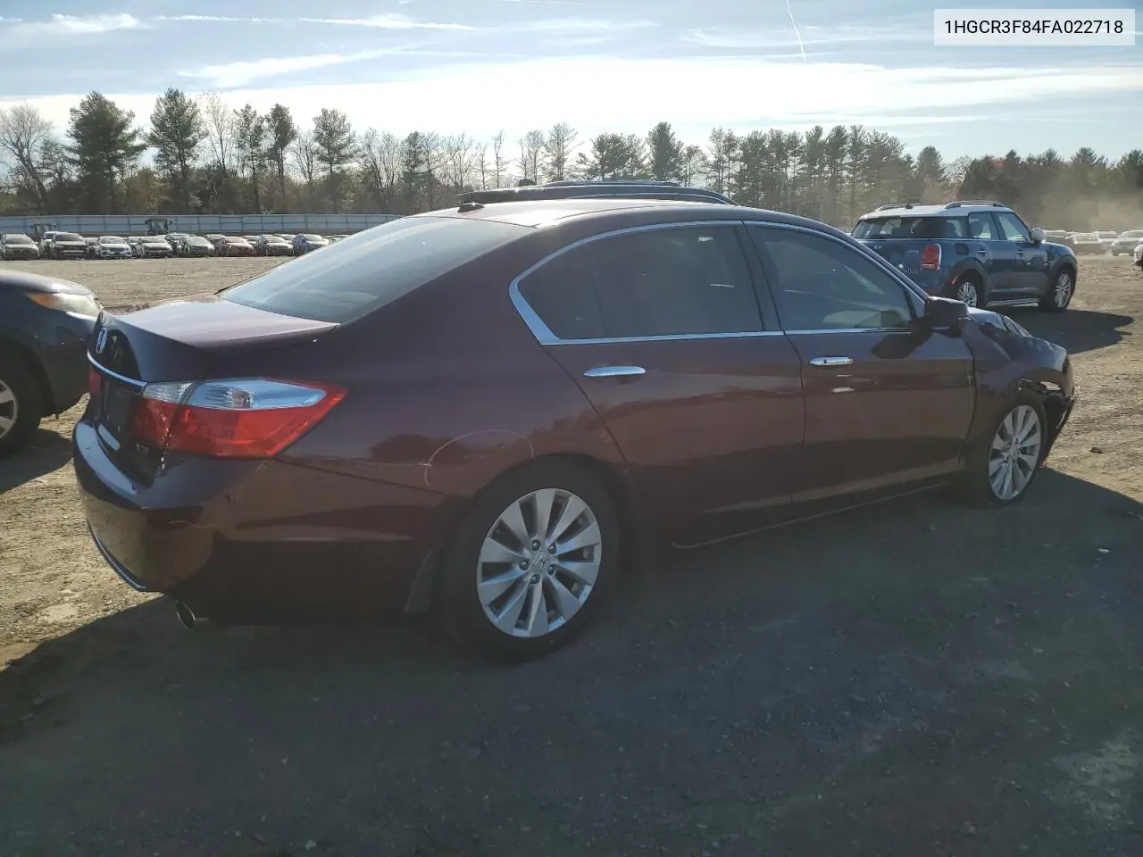 1HGCR3F84FA022718 2015 Honda Accord Exl