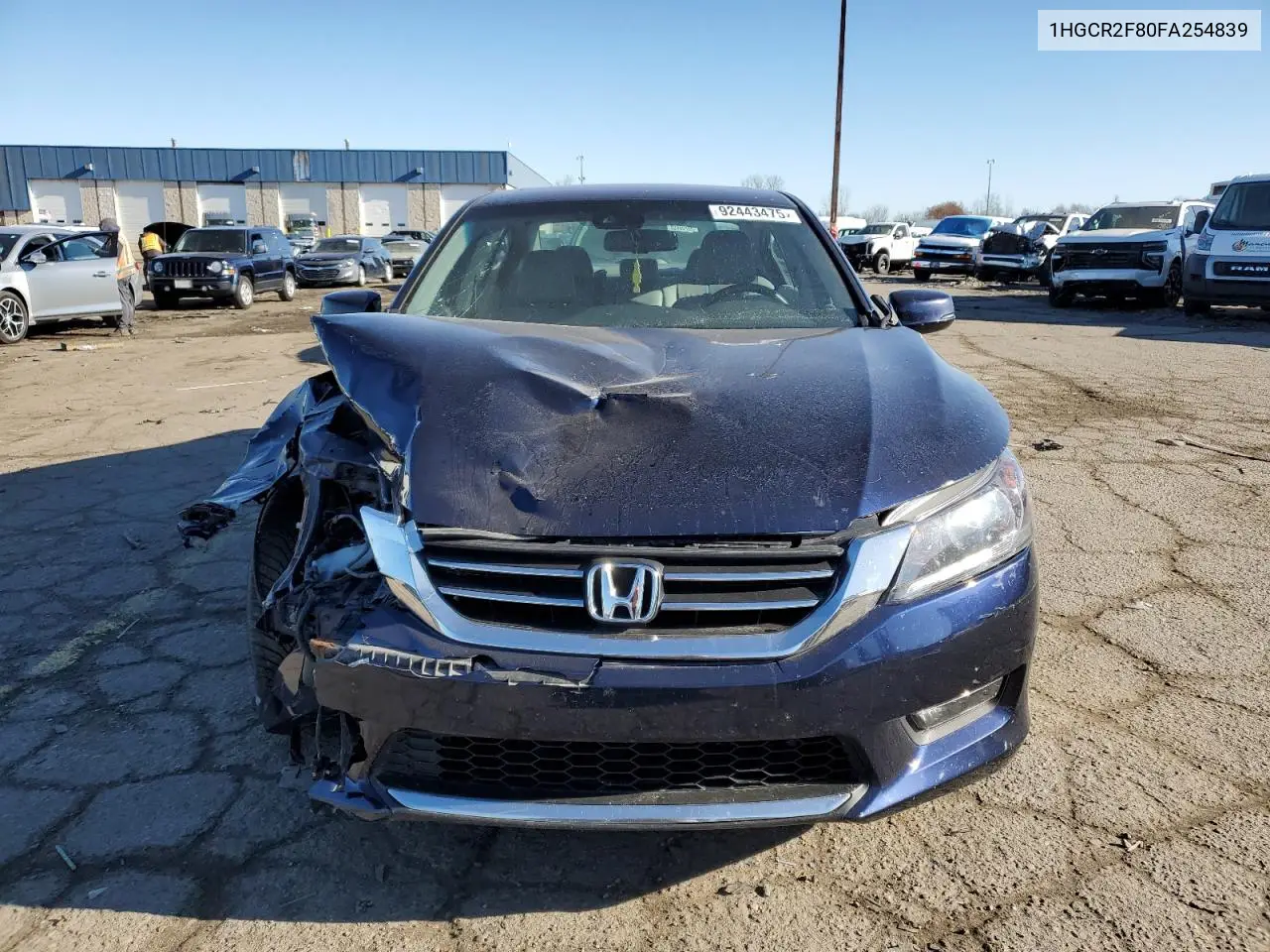1HGCR2F80FA254839 2015 Honda Accord Exl