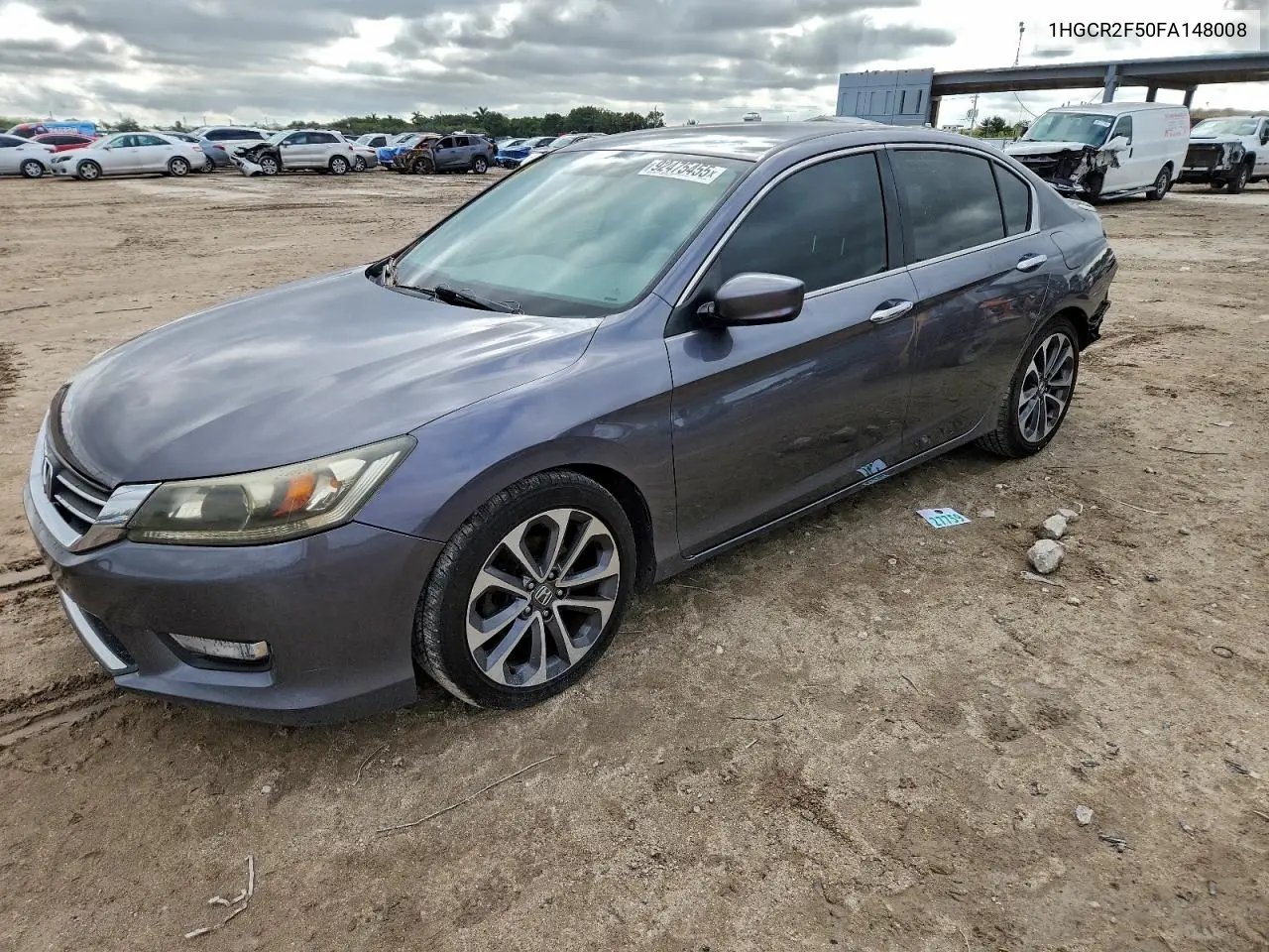1HGCR2F50FA148008 2015 Honda Accord Sport