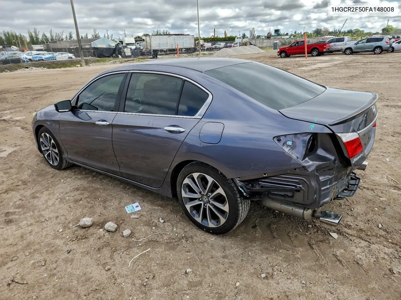 1HGCR2F50FA148008 2015 Honda Accord Sport