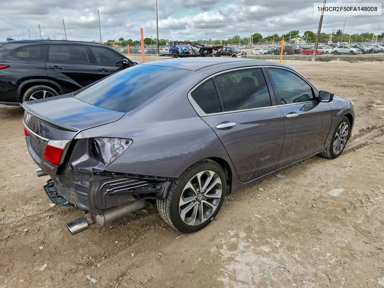 1HGCR2F50FA148008 2015 Honda Accord Sport