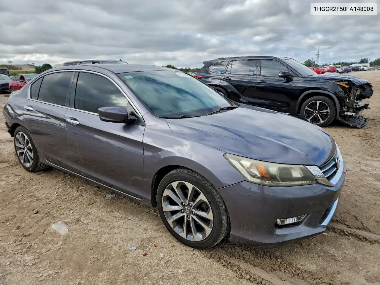 1HGCR2F50FA148008 2015 Honda Accord Sport