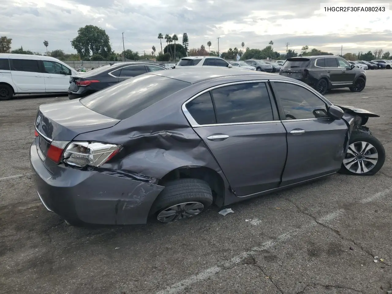 1HGCR2F30FA080243 2015 Honda Accord Lx