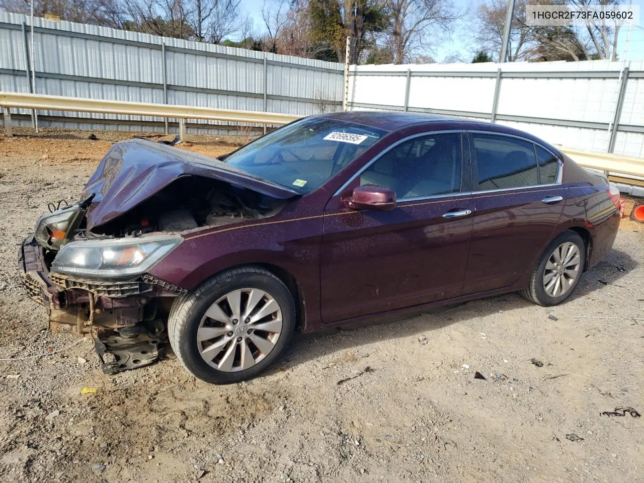 1HGCR2F73FA059602 2015 Honda Accord Ex