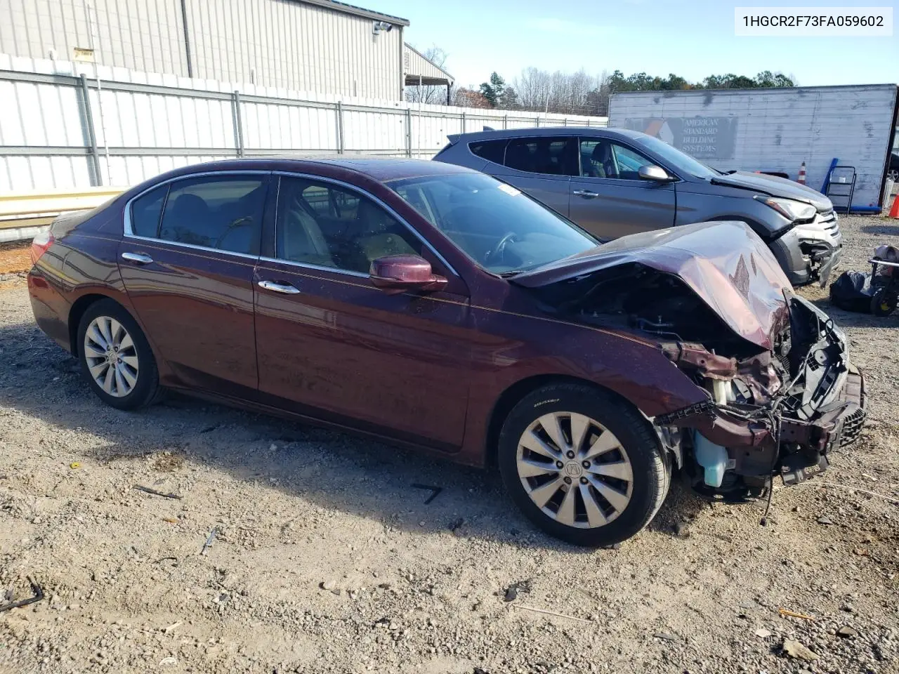 1HGCR2F73FA059602 2015 Honda Accord Ex