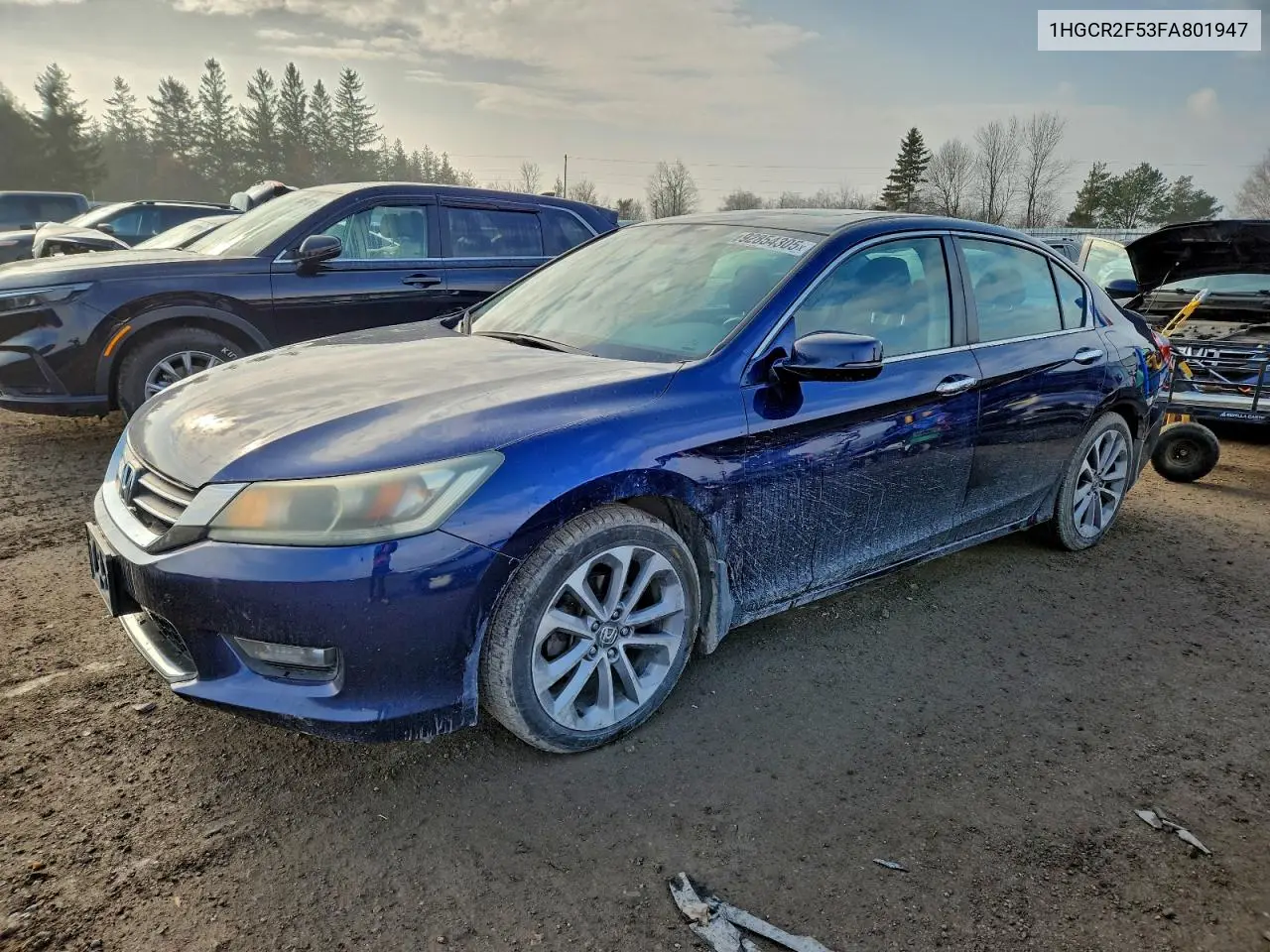 1HGCR2F53FA801947 2015 Honda Accord Sport