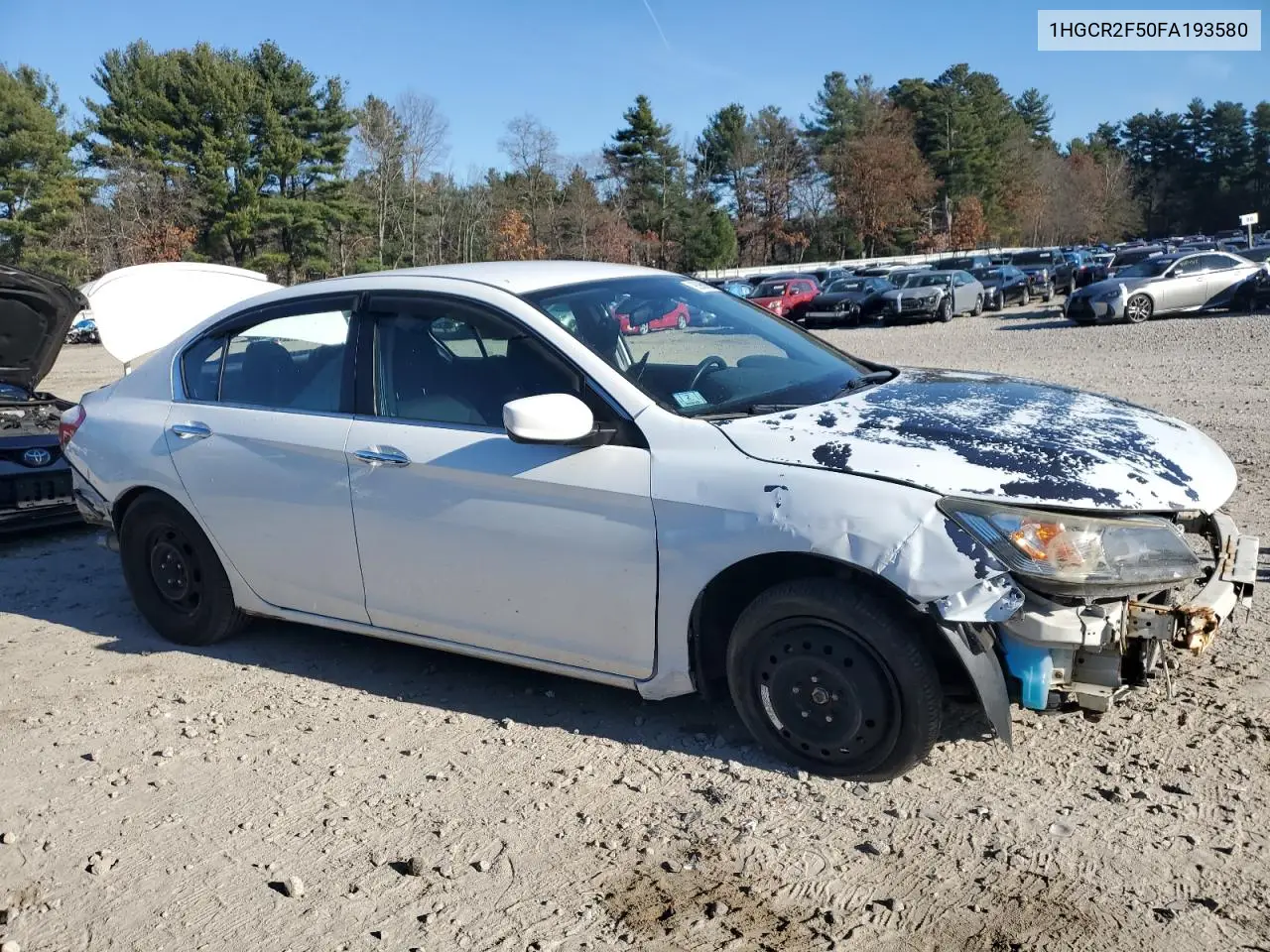 1HGCR2F50FA193580 2015 Honda Accord Sport