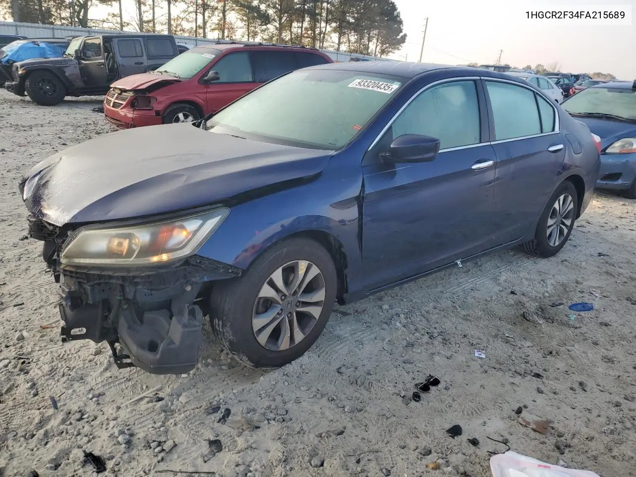 1HGCR2F34FA215689 2015 Honda Accord Lx