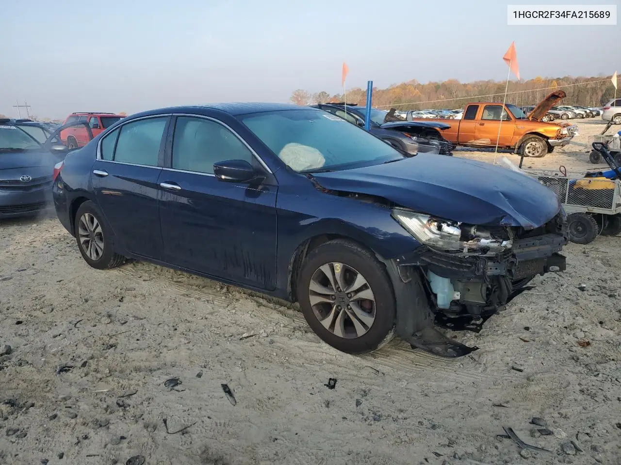 1HGCR2F34FA215689 2015 Honda Accord Lx
