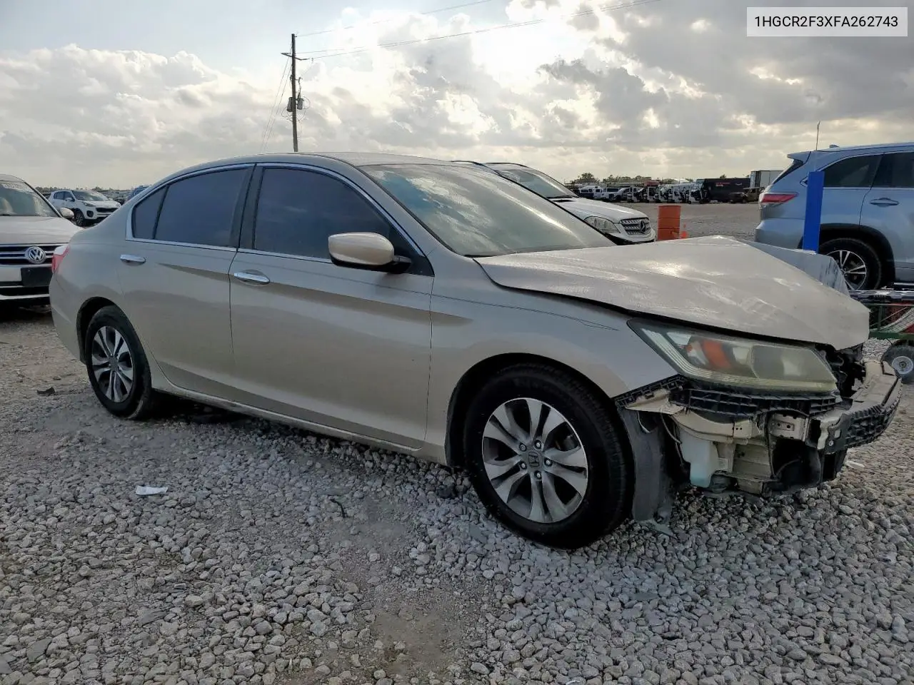 1HGCR2F3XFA262743 2015 Honda Accord Lx
