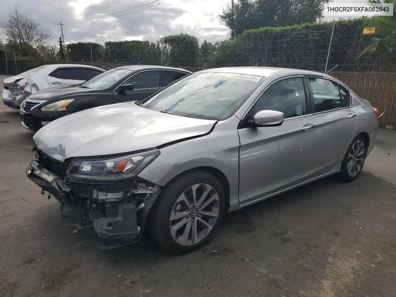 1HGCR2F5XFA082843 2015 Honda Accord Sport