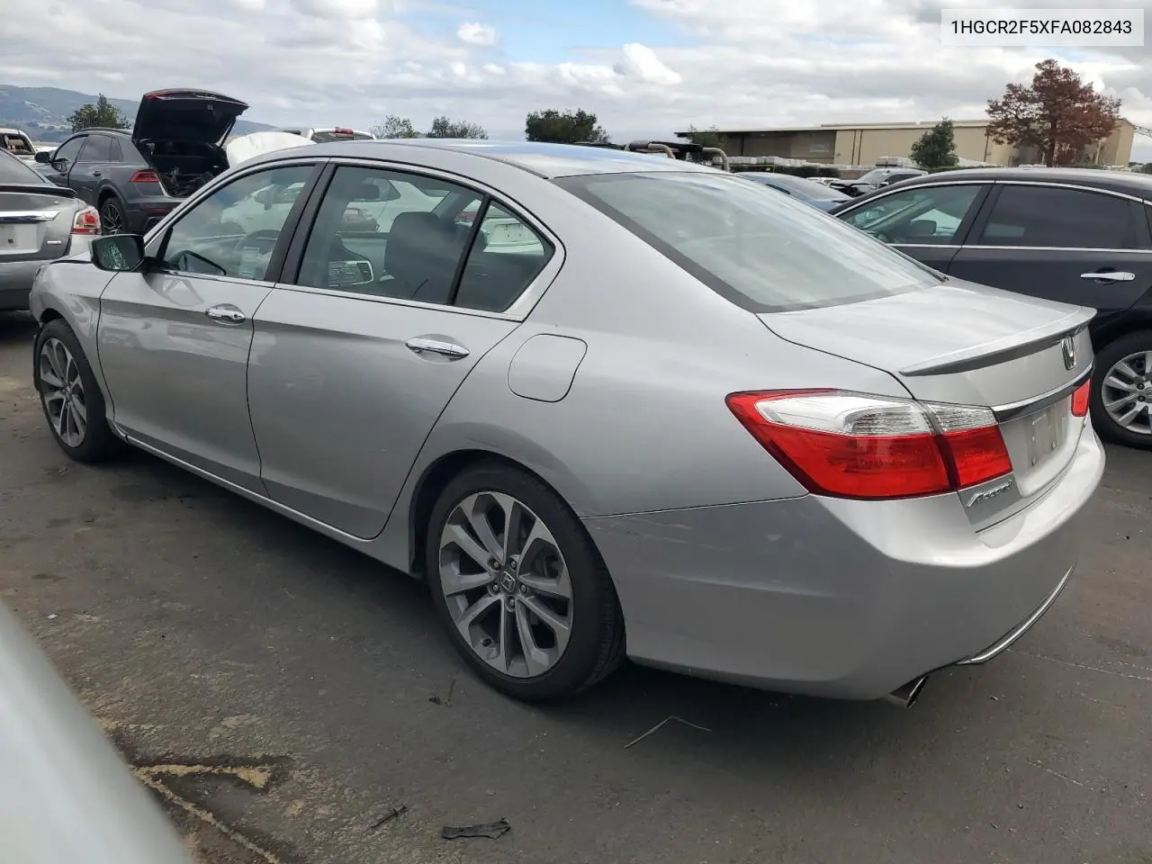 1HGCR2F5XFA082843 2015 Honda Accord Sport