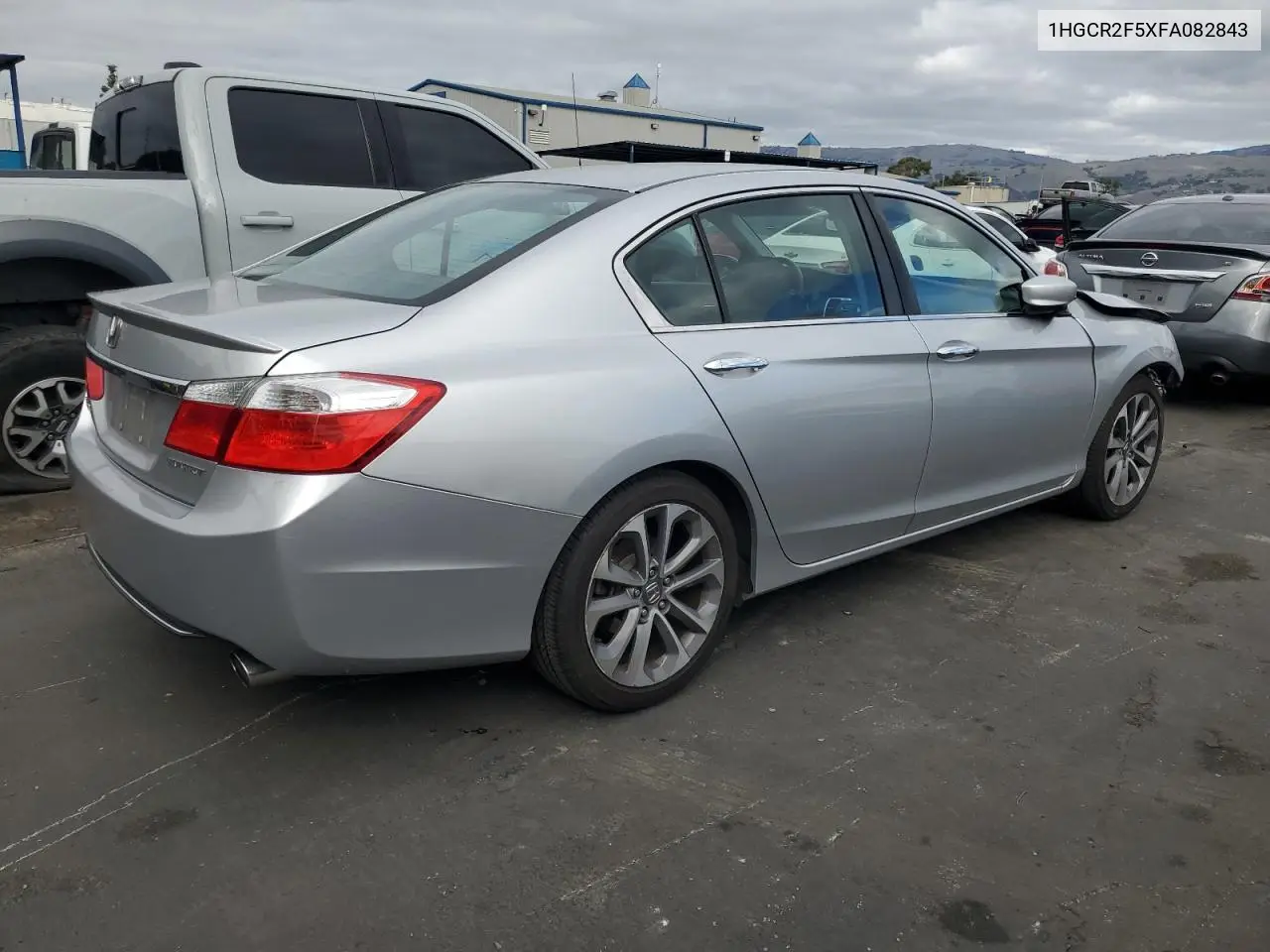 1HGCR2F5XFA082843 2015 Honda Accord Sport