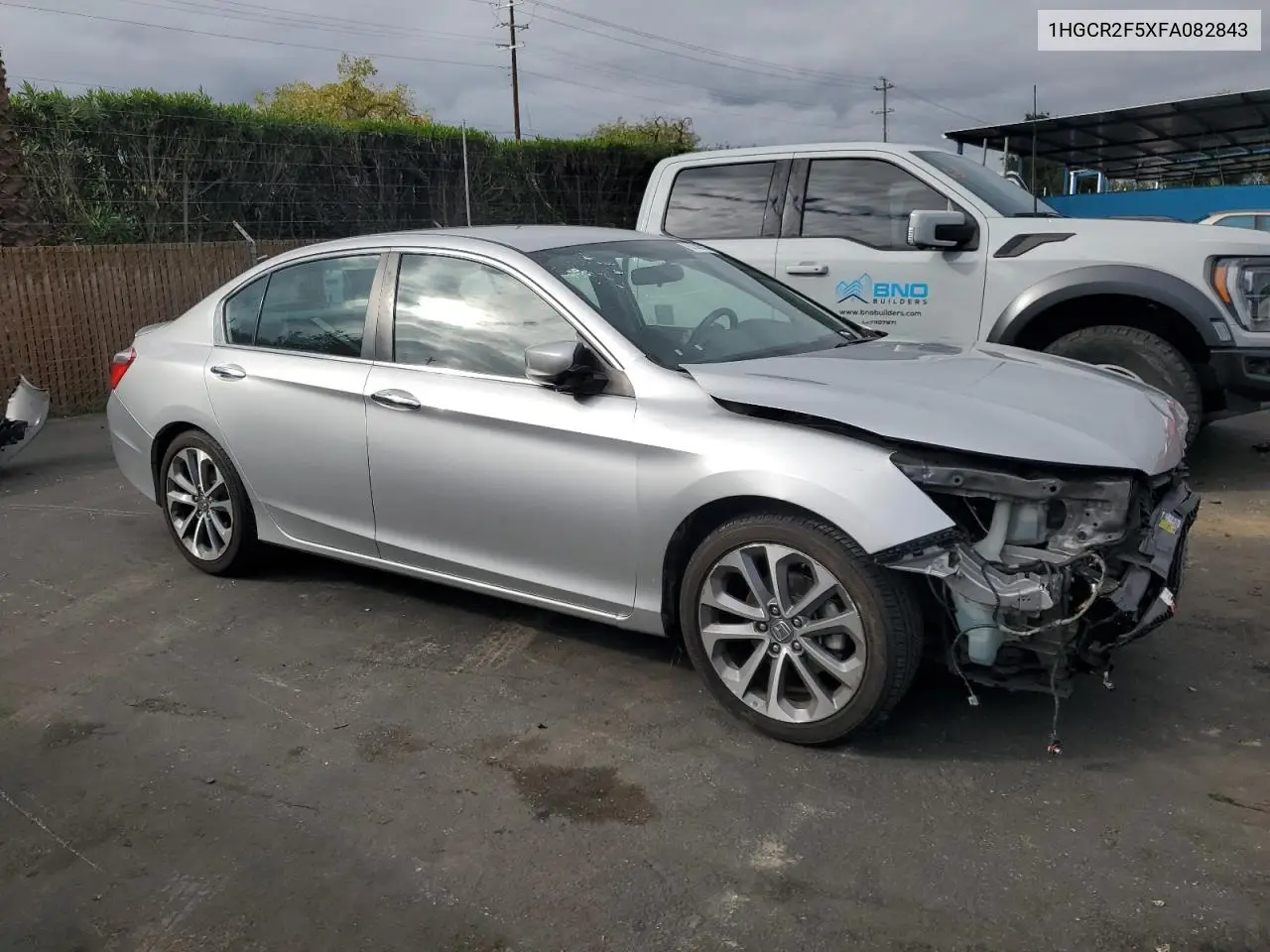 1HGCR2F5XFA082843 2015 Honda Accord Sport