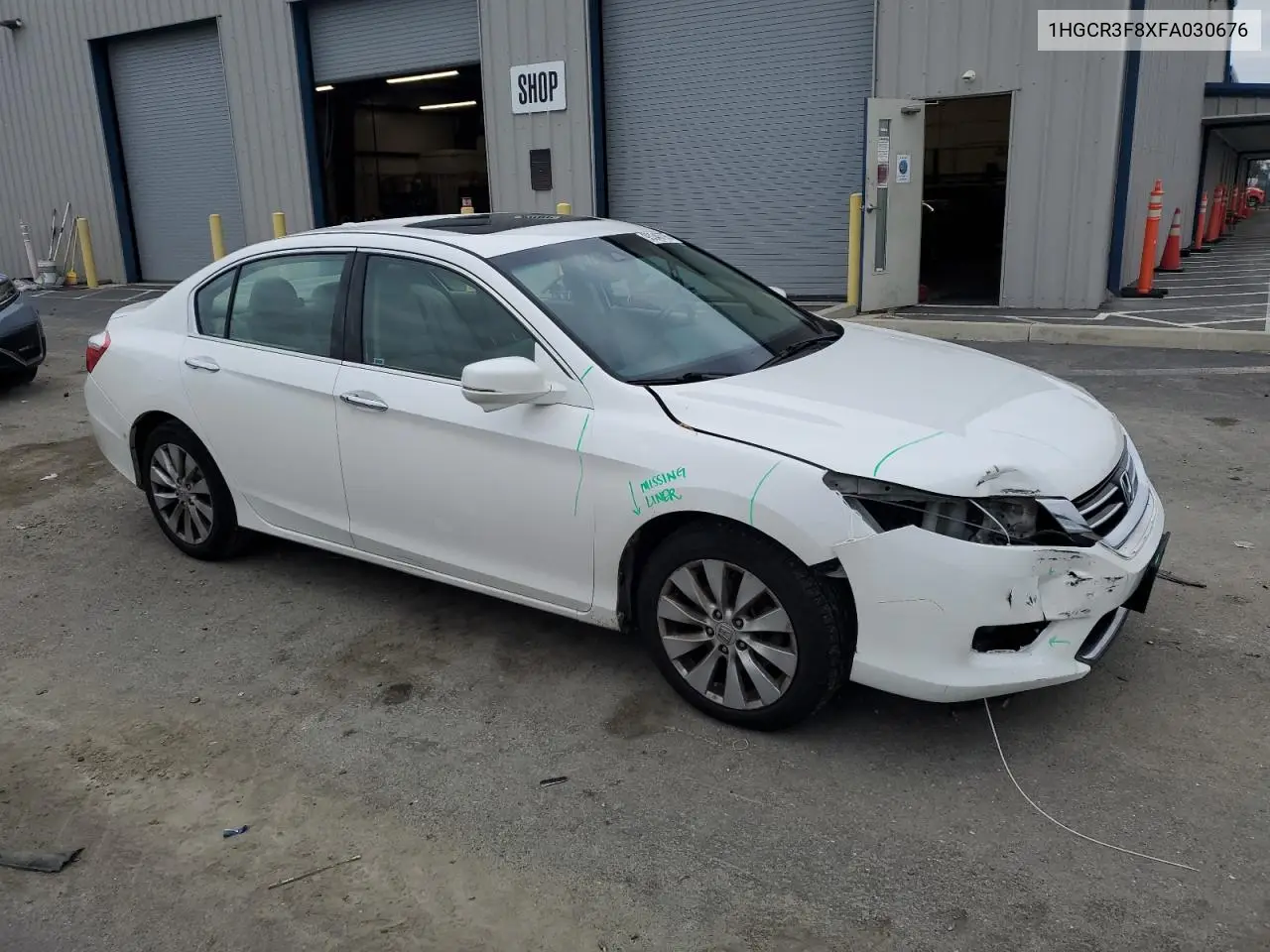 1HGCR3F8XFA030676 2015 Honda Accord Exl