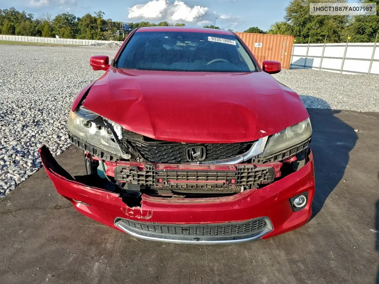 1HGCT1B87FA007982 2015 Honda Accord Exl