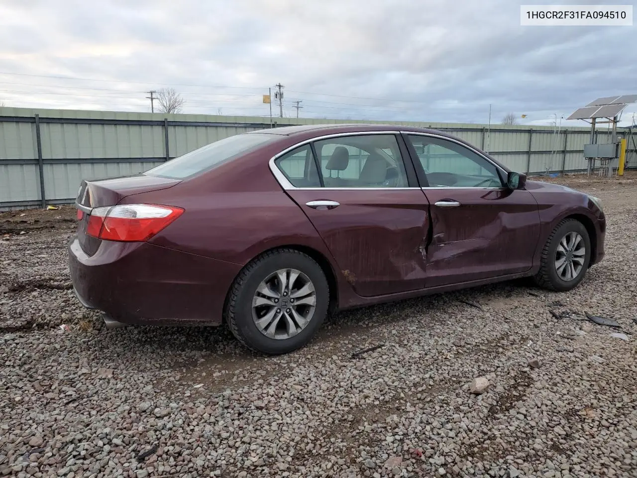 1HGCR2F31FA094510 2015 Honda Accord Lx