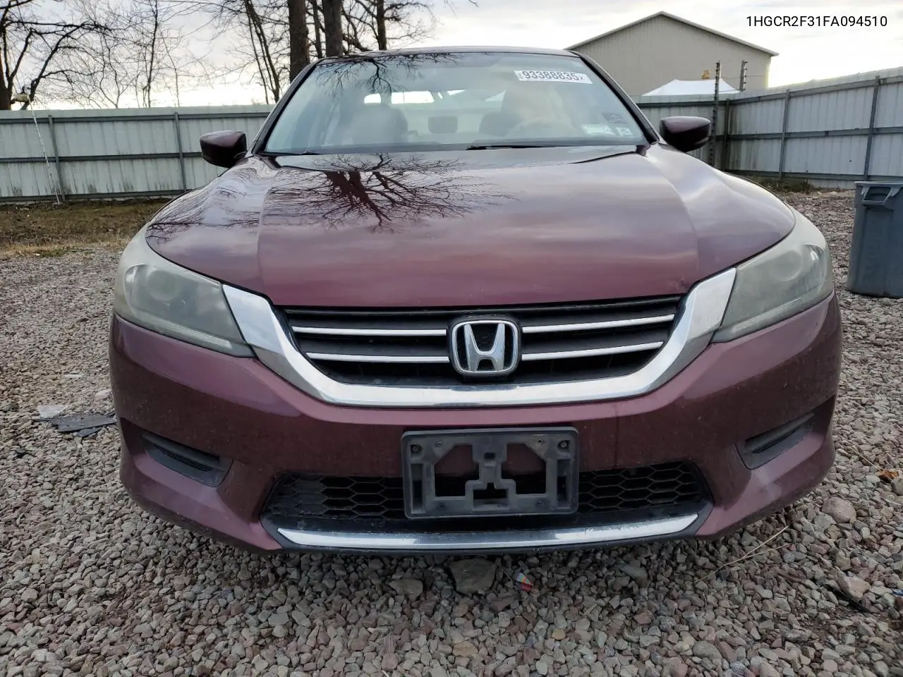1HGCR2F31FA094510 2015 Honda Accord Lx
