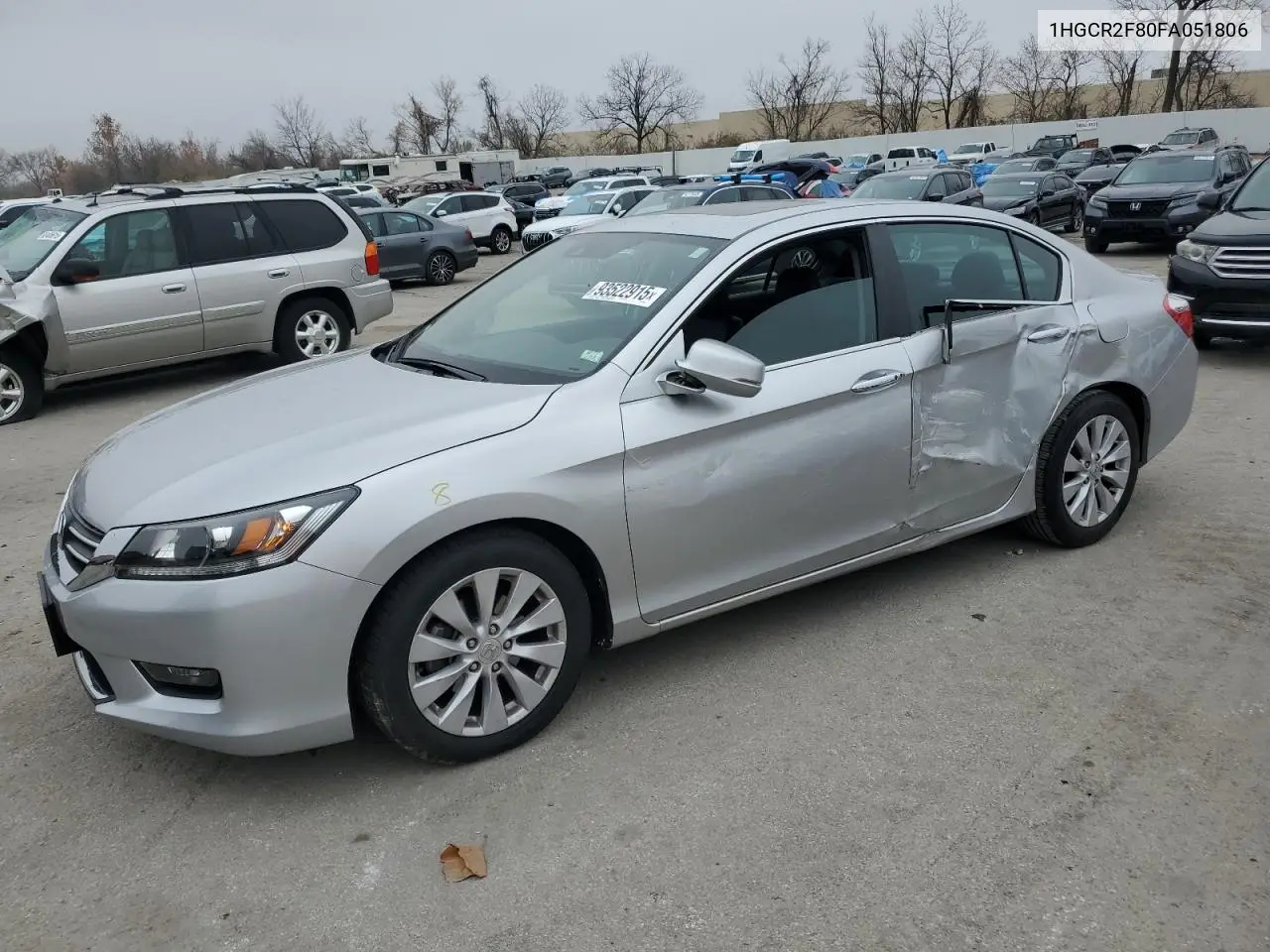 1HGCR2F80FA051806 2015 Honda Accord Exl
