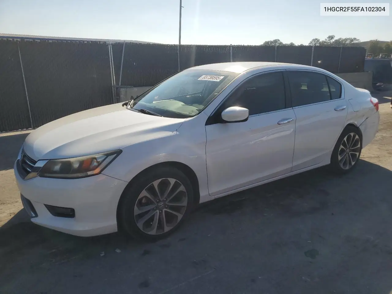 1HGCR2F55FA102304 2015 Honda Accord Sport