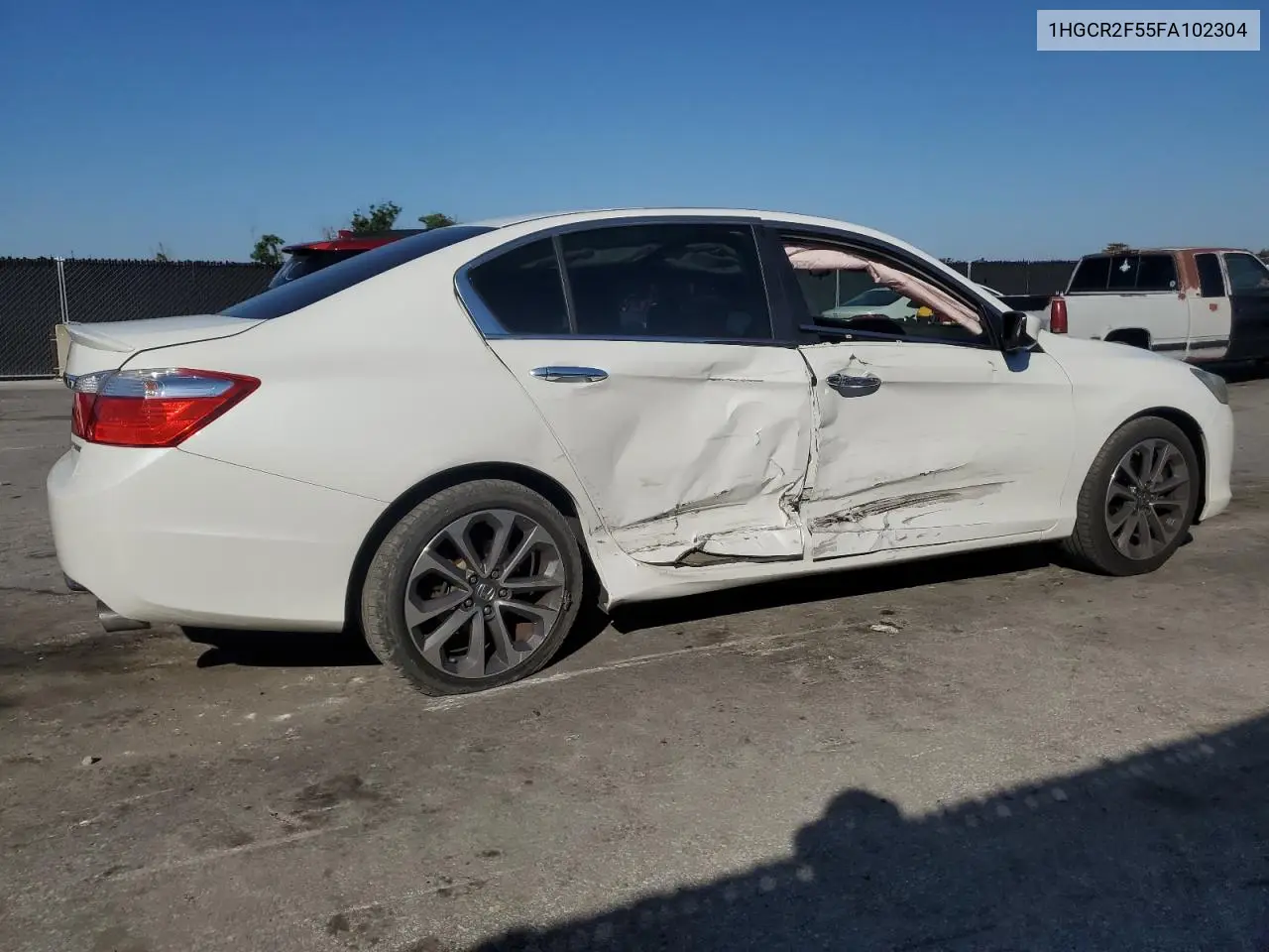 1HGCR2F55FA102304 2015 Honda Accord Sport