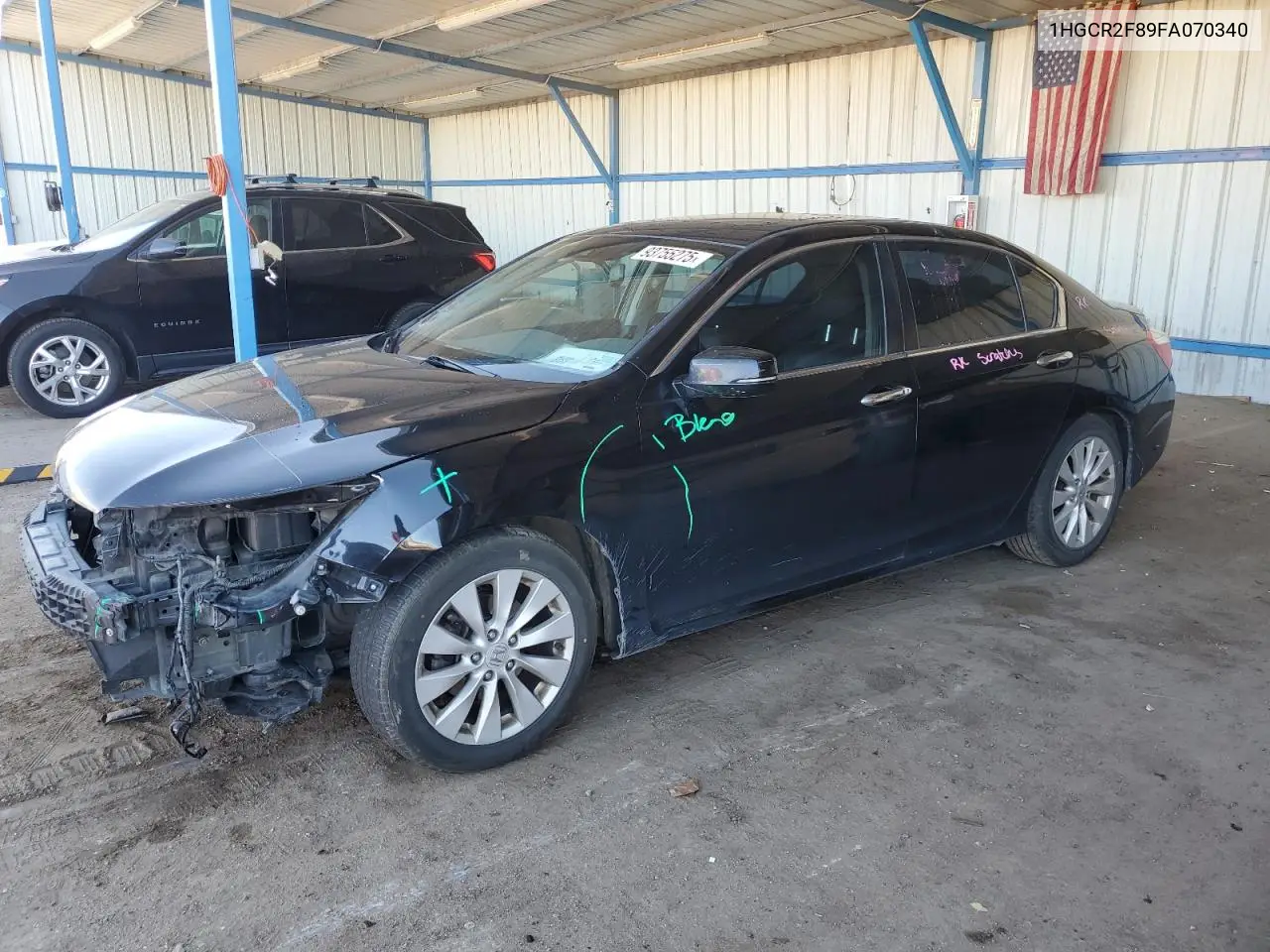 1HGCR2F89FA070340 2015 Honda Accord Exl