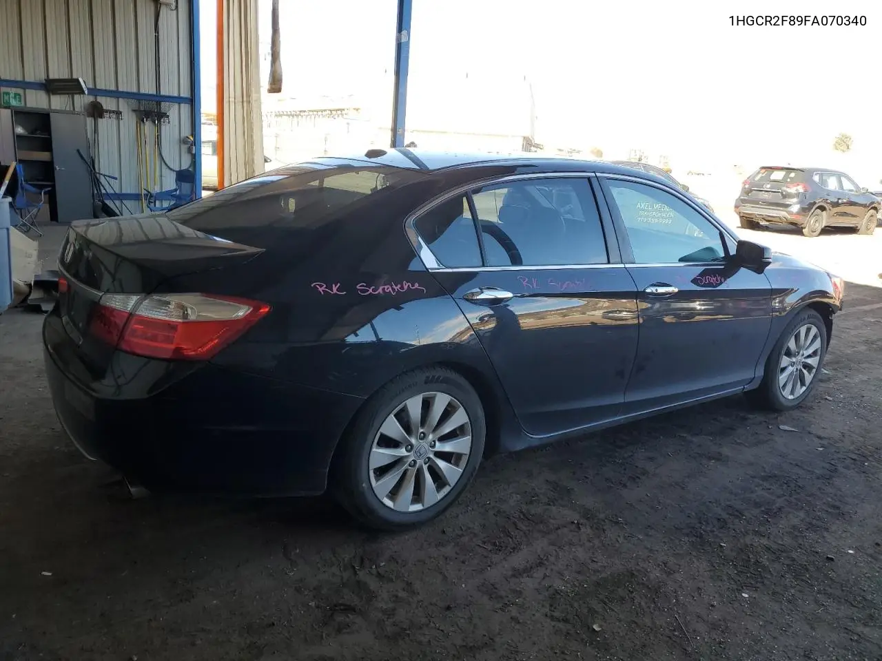 1HGCR2F89FA070340 2015 Honda Accord Exl